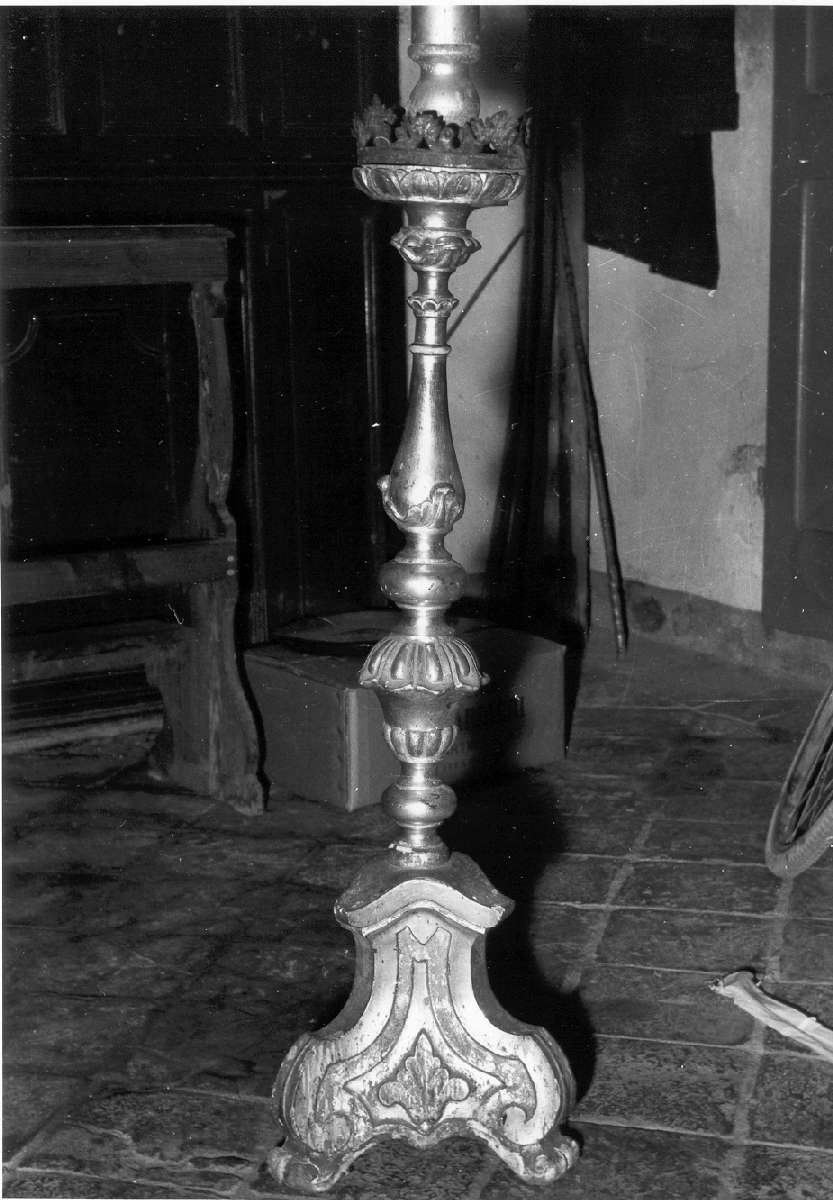 candelabro, serie - manifattura emiliana (seconda metà sec. XVIII)