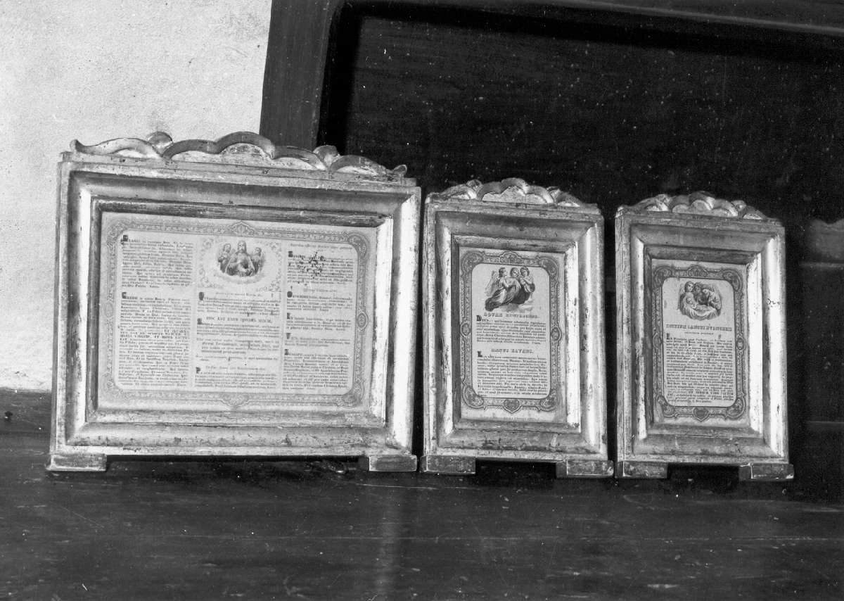 cartagloria, serie - manifattura emiliana (prima metà sec. XIX)