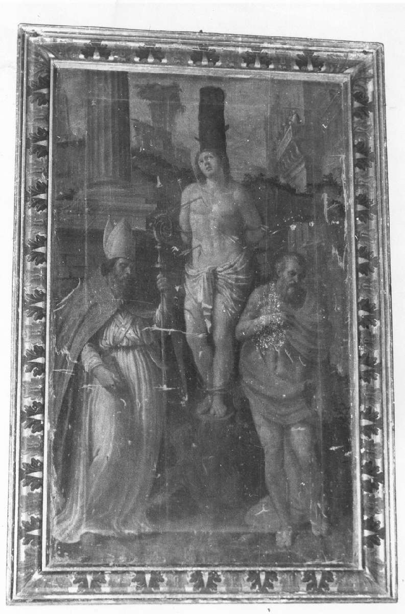 San Sebastiano, San Gerolamo e San Felice (dipinto) - ambito veneto (seconda metà sec. XVI)