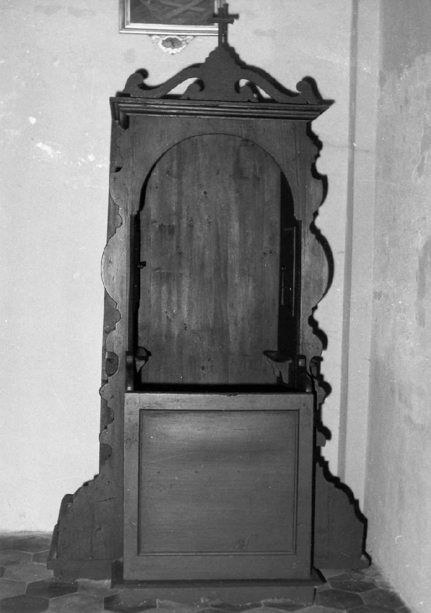 confessionale - manifattura emiliana (seconda metà sec. XVIII)