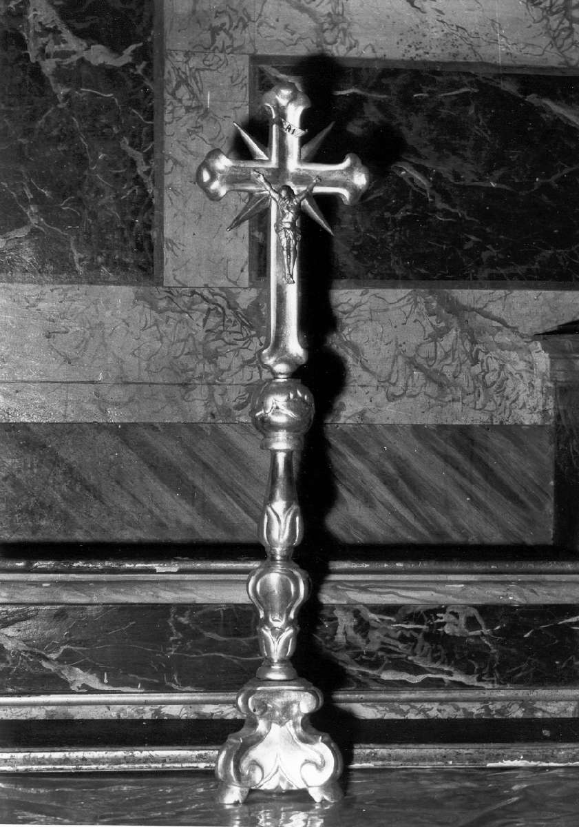 croce d'altare, elemento d'insieme - manifattura emiliana (seconda metà sec. XVIII)