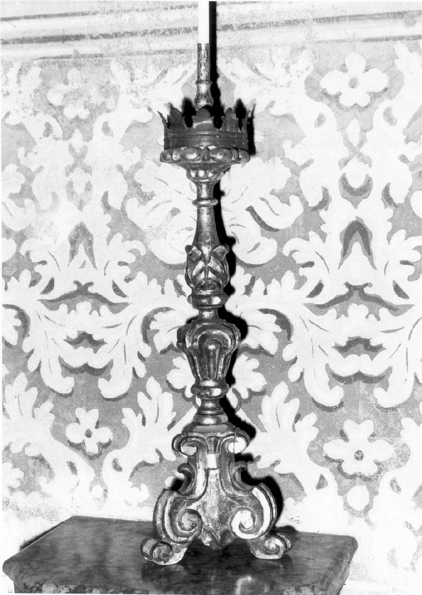 candeliere, serie - manifattura modenese (seconda metà sec. XVIII)