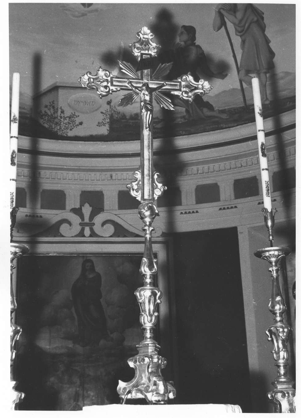 croce d'altare - manifattura emiliana (fine/inizio secc. XVIII/ XIX)