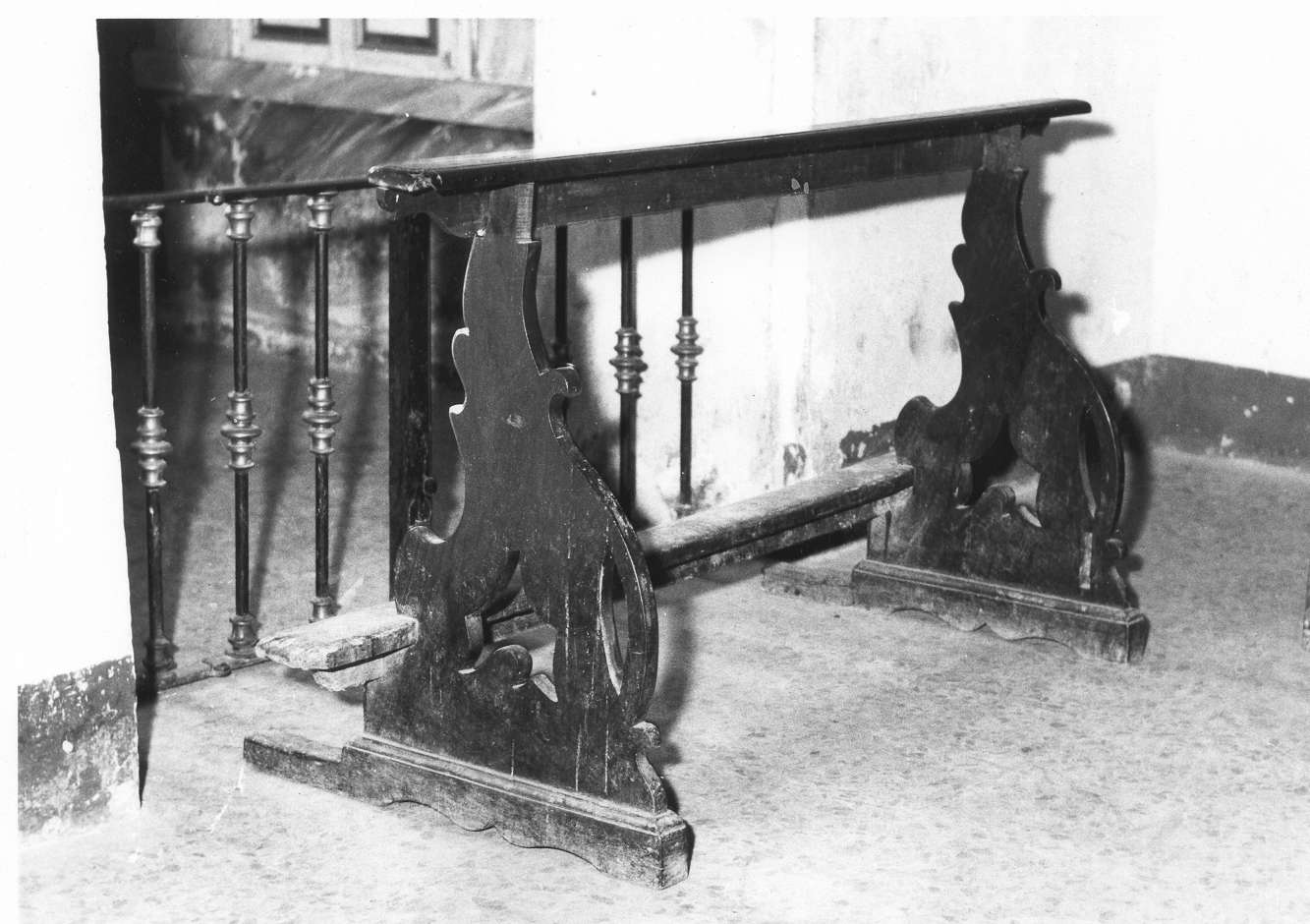 inginocchiatoio, serie - manifattura reggiana (fine/inizio secc. XVIII/ XIX)