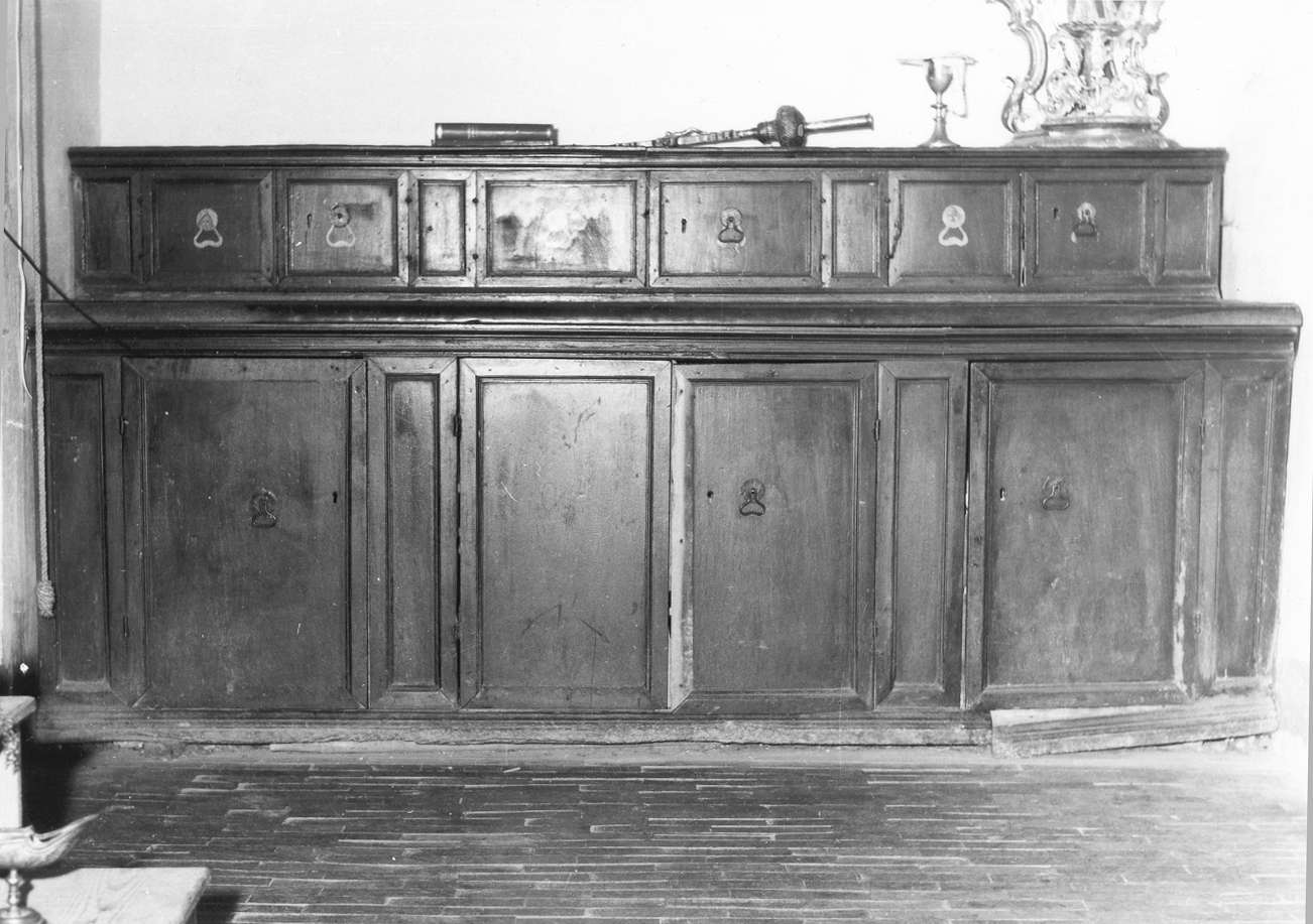 armadio da sacrestia - manifattura reggiana (sec. XVII)