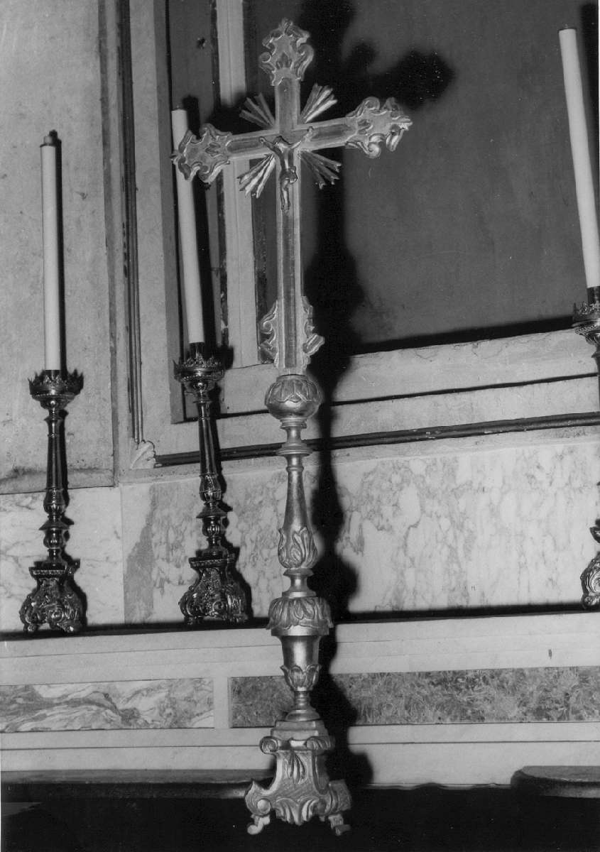 croce d'altare - manifattura reggiana (secc. XVIII/ XIX)