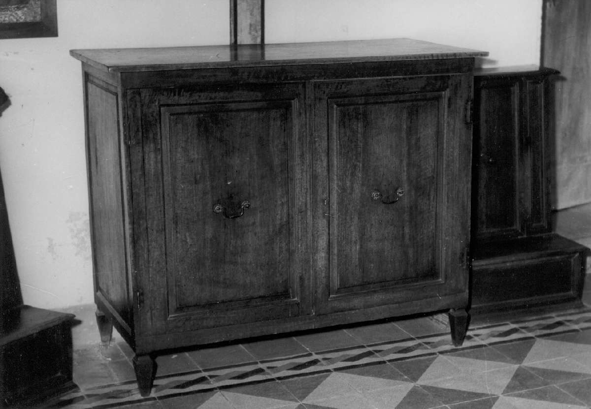 armadio da sacrestia - manifattura reggiana (sec. XIX)