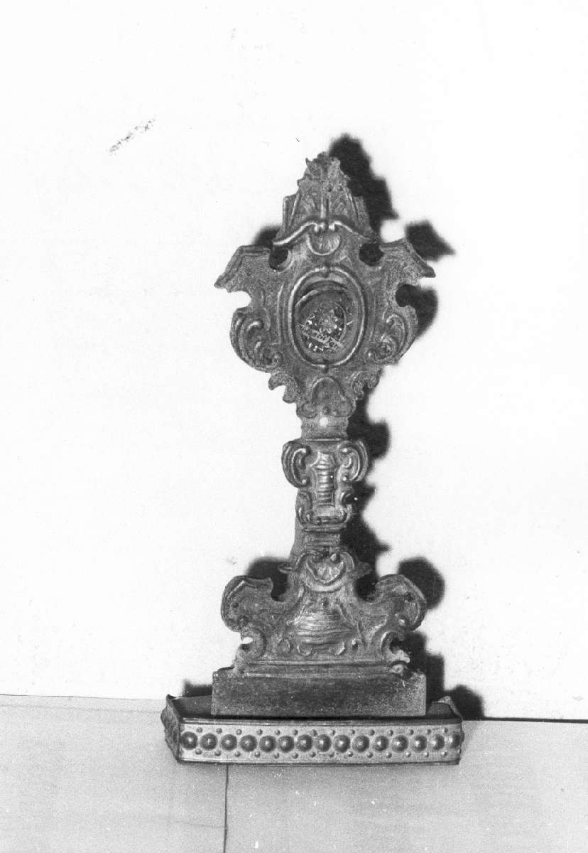 reliquiario - a ostensorio - manifattura reggiana (sec. XVIII)