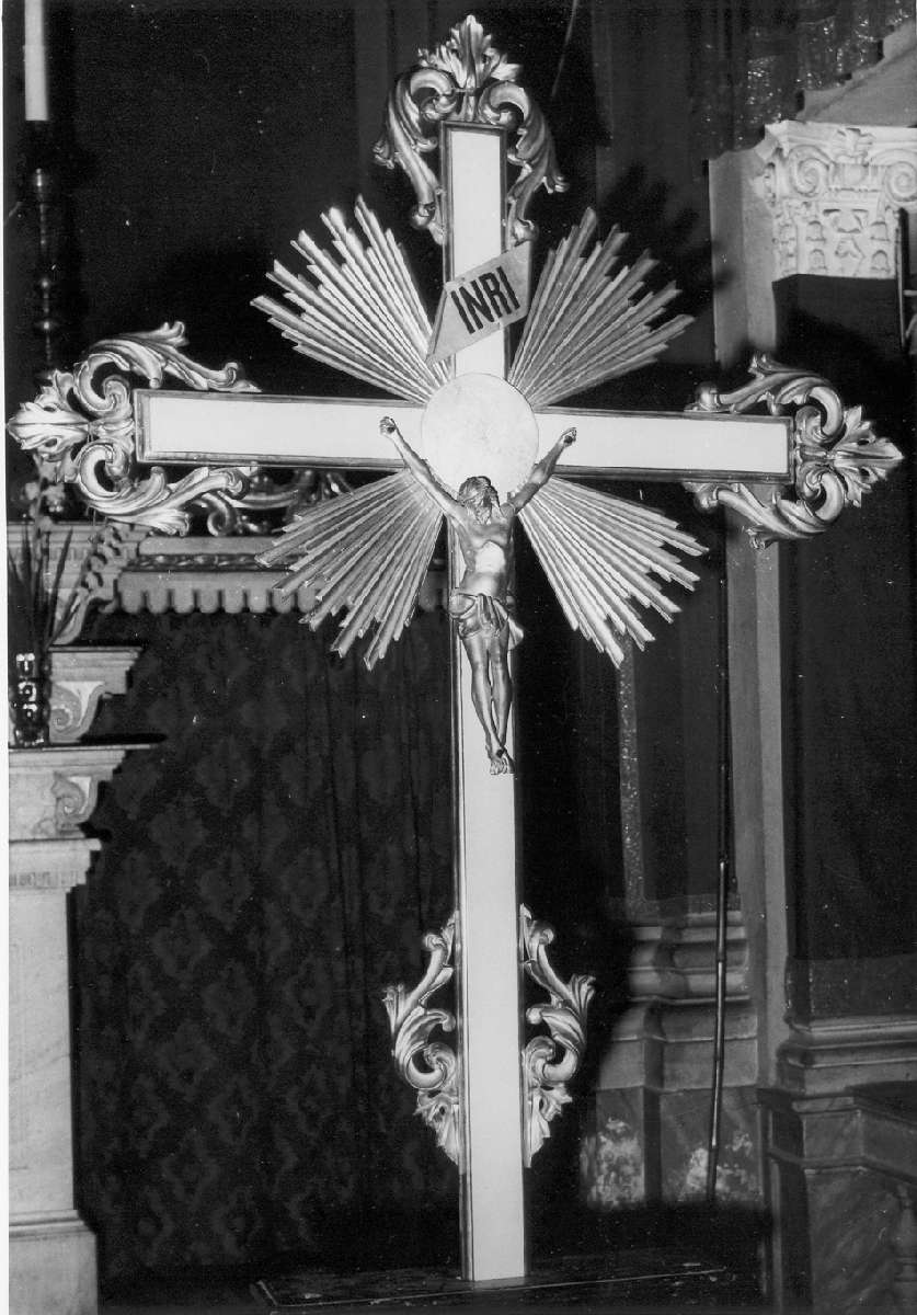 croce processionale - manifattura emiliana (seconda metà sec. XIX)