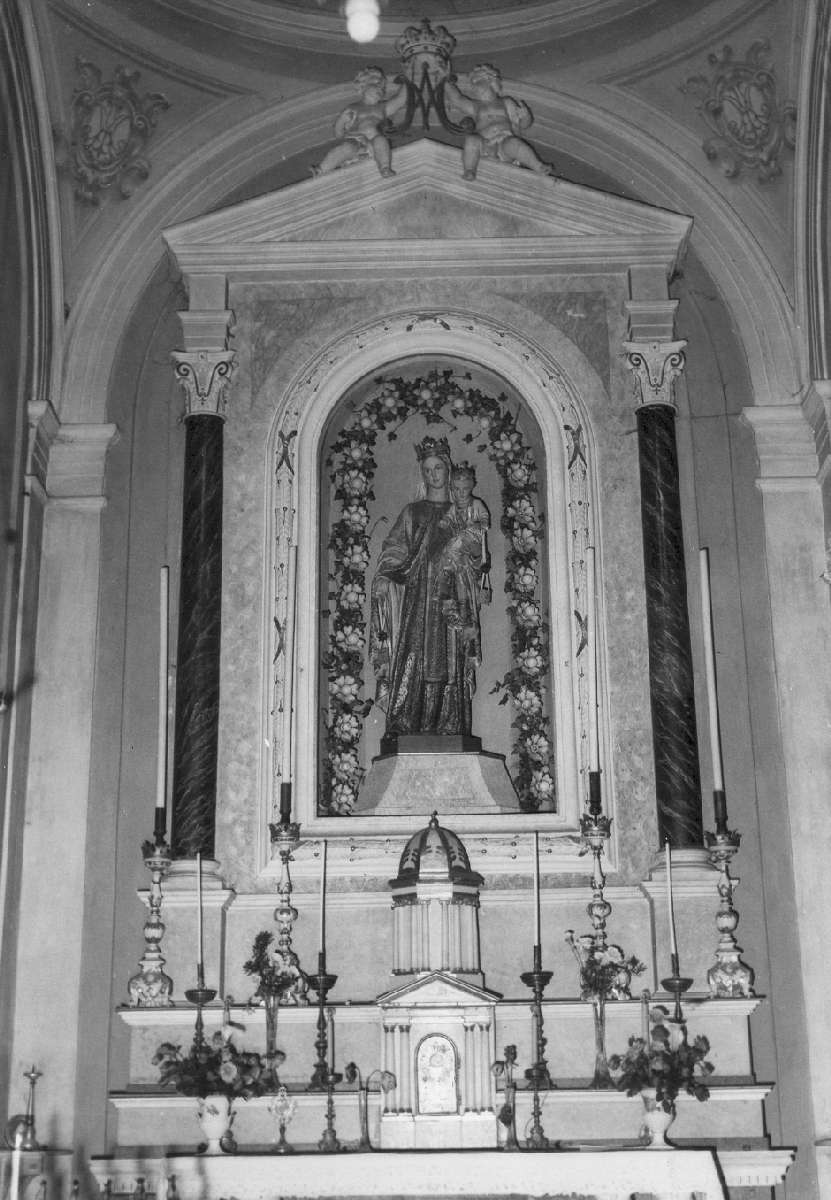 Madonna del Carmelo (statua) - manifattura emiliana (ultimo quarto sec. XIX)