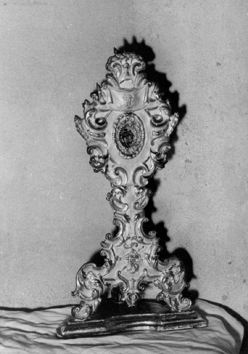 reliquiario - a ostensorio - manifattura emiliana (sec. XVIII)