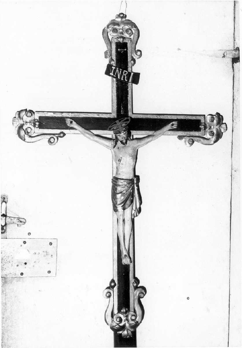 croce processionale - manifattura emiliana (seconda metà sec. XIX)