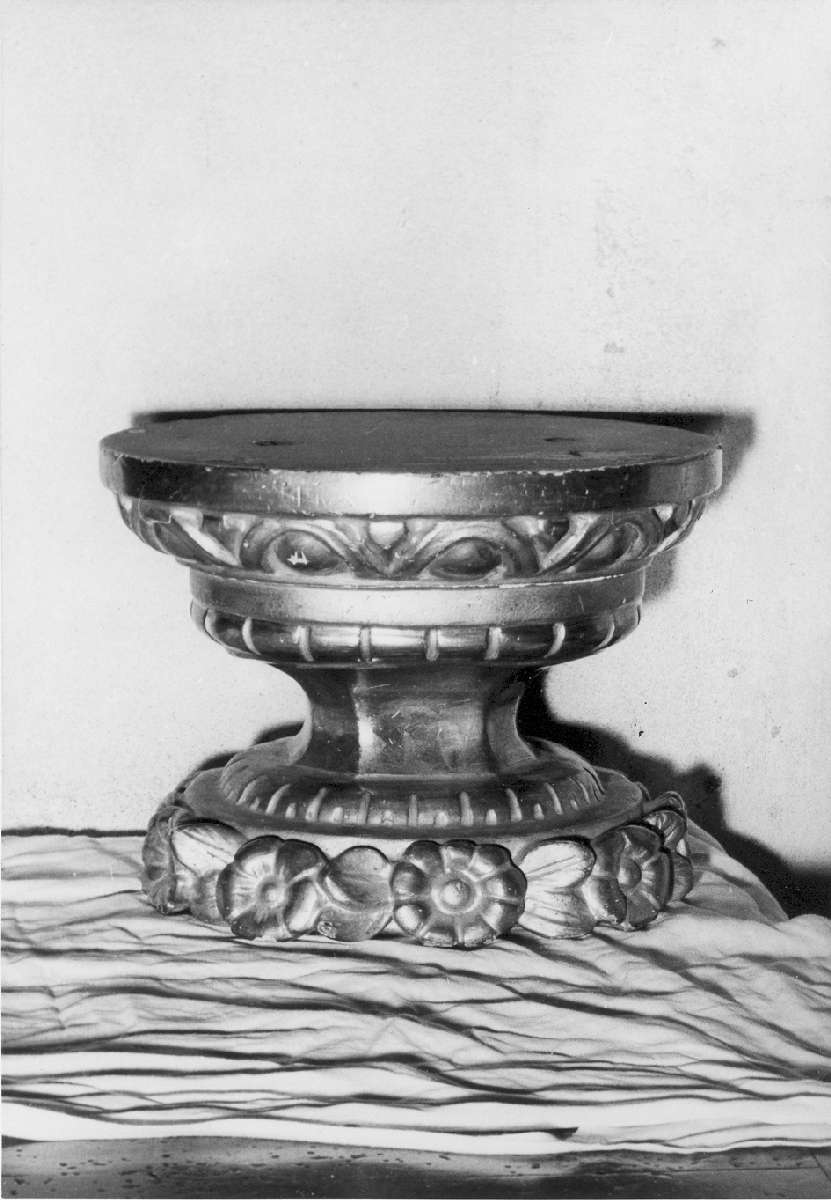 base di ostensorio - manifattura emiliana (seconda metà sec. XIX)