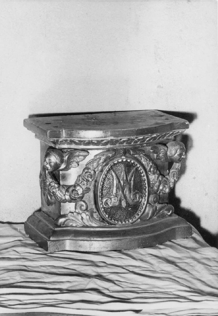 base di ostensorio - manifattura emiliana (prima metà sec. XIX)