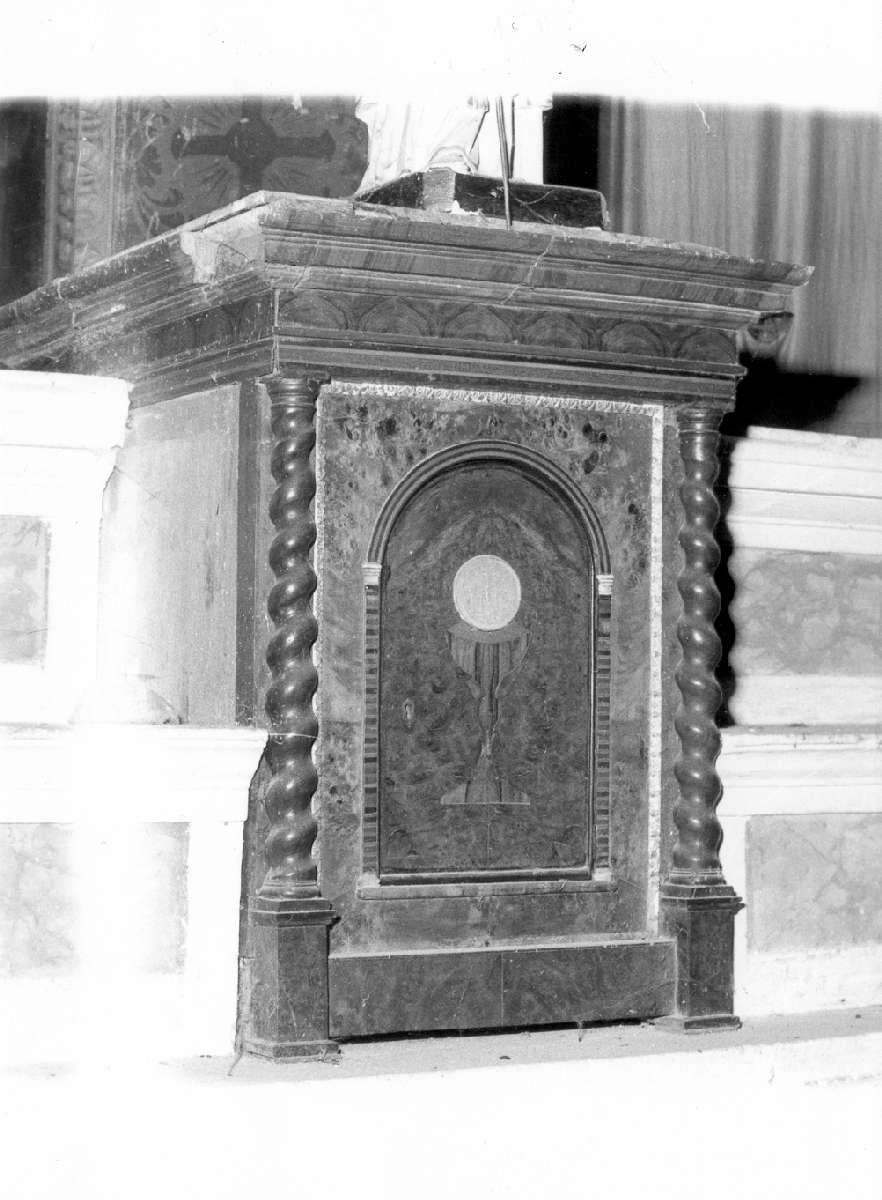 tabernacolo - manifattura emiliana (sec. XIX)