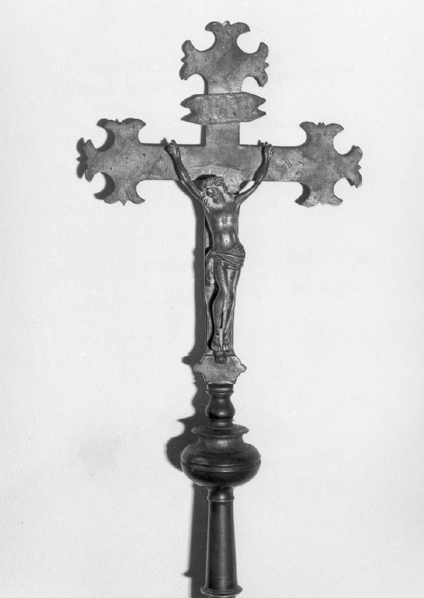 croce processionale - manifattura reggiana (sec. XVII)