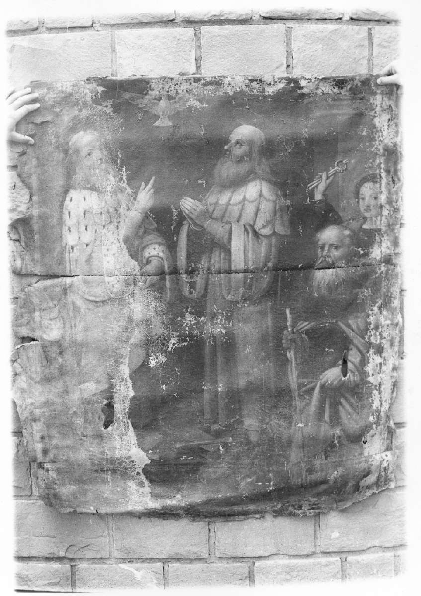 figure di quattro Santi (dipinto) - ambito reggiano (prima metà sec. XVII)