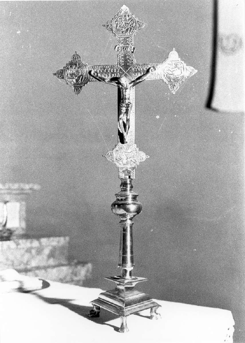 croce processionale - manifattura reggiana (sec. XVII)