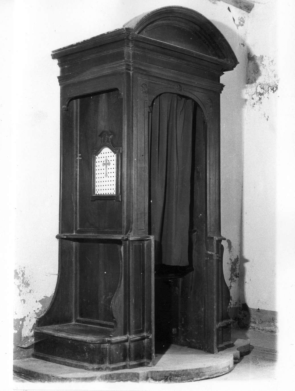 confessionale - manifattura reggiana (seconda metà sec. XVIII)