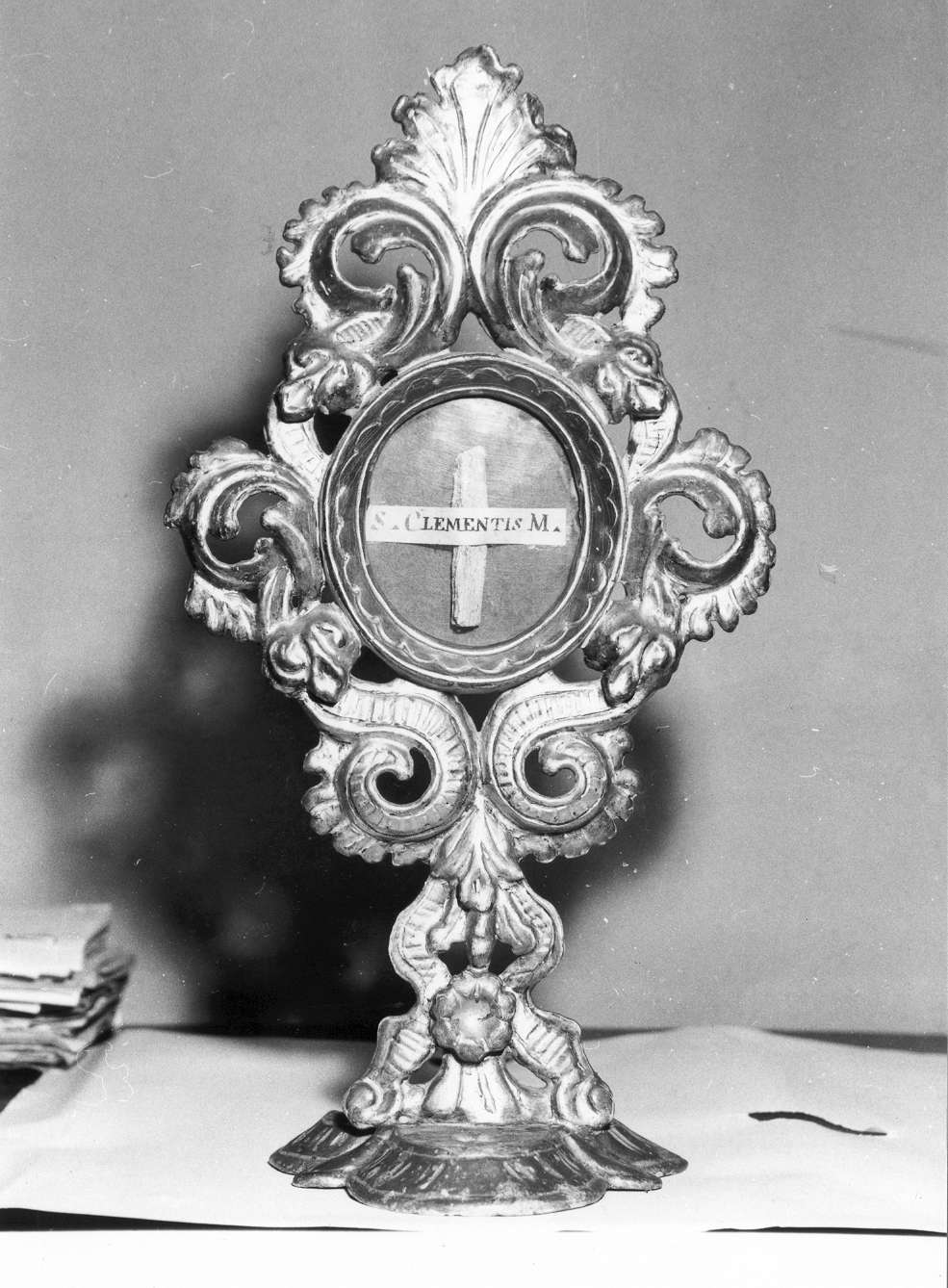 reliquiario - a ostensorio, serie - manifattura reggiana (sec. XVIII)