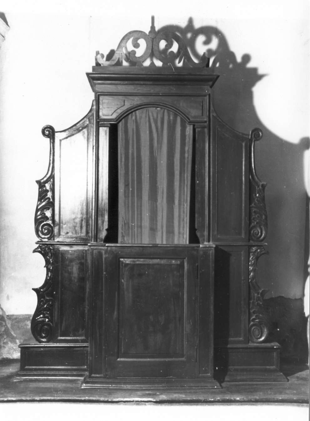 confessionale, serie - manifattura emiliana (prima metà sec. XIX)