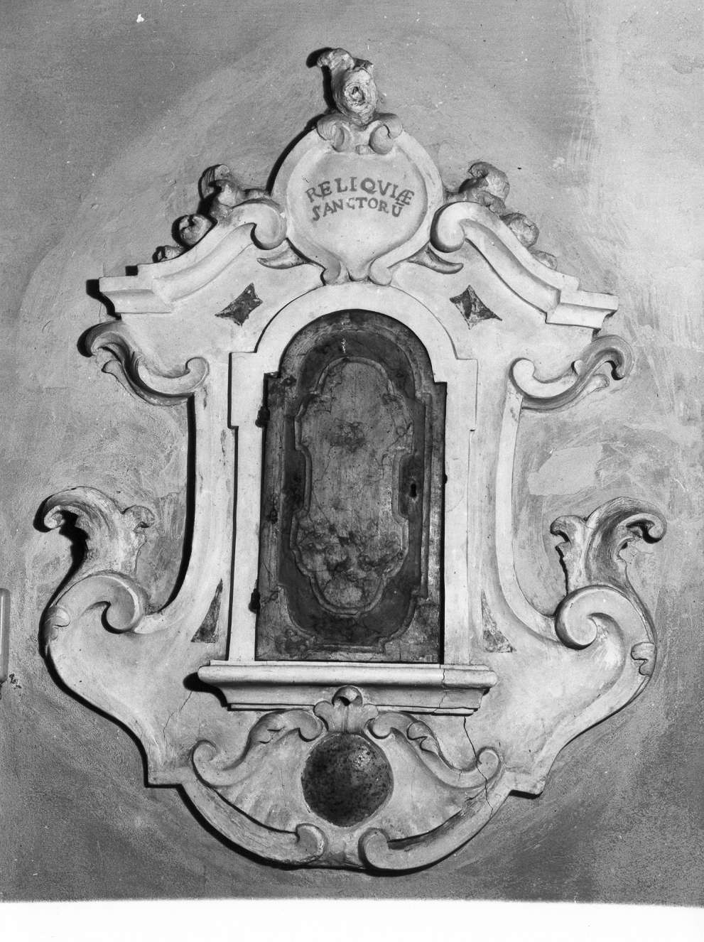 tabernacolo murale, serie - manifattura emiliana (seconda metà sec. XVIII)