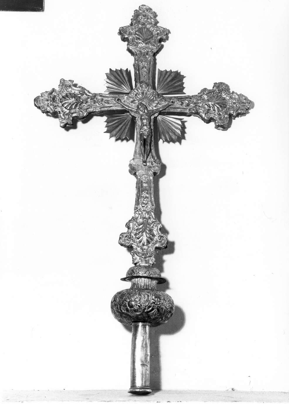 croce processionale - manifattura emiliana (seconda metà, metà sec. XVI, sec. XVIII)