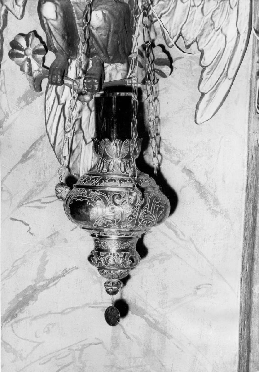 lampada pensile, serie - manifattura emiliana (metà sec. XVIII)