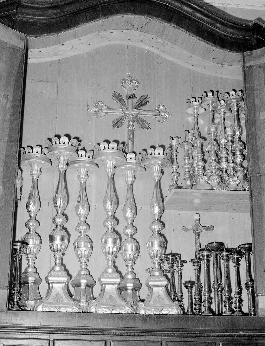 candeliere, serie - manifattura emiliana (seconda metà sec. XVIII)