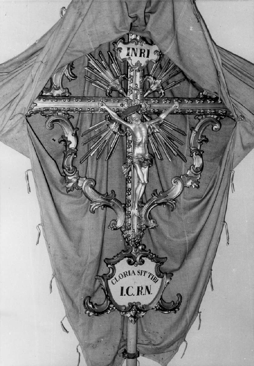 croce processionale - manifattura bolognese (metà sec. XVIII)