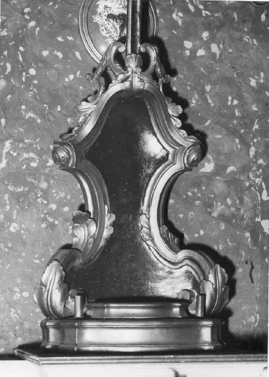 tronetto per esposizione eucaristica - manifattura modenese (seconda metà sec. XVIII)