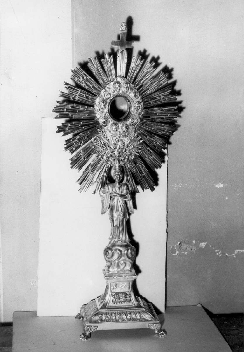 ostensorio - a raggiera - manifattura veneta (metà sec. XIX)