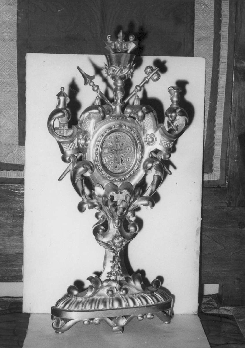 stauroteca di Besutti Giovanni (attribuito) (metà sec. XIX)