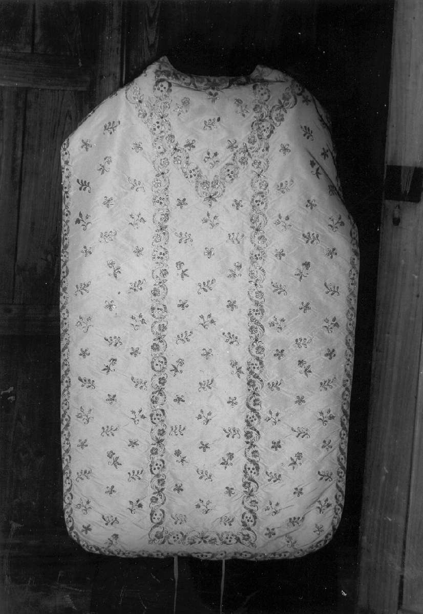 paramento liturgico, insieme - manifattura emiliana (prima metà sec. XIX)