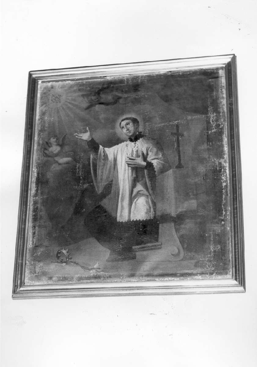 San Luigi Gonzaga (dipinto, elemento d'insieme) - ambito emiliano (seconda metà sec. XVIII)