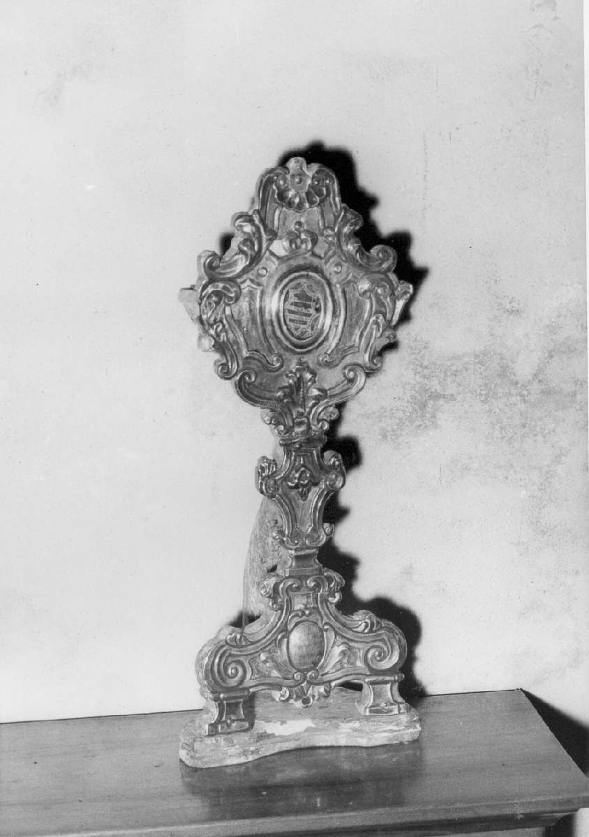 reliquiario - a ostensorio - manifattura emiliana (sec. XVIII)