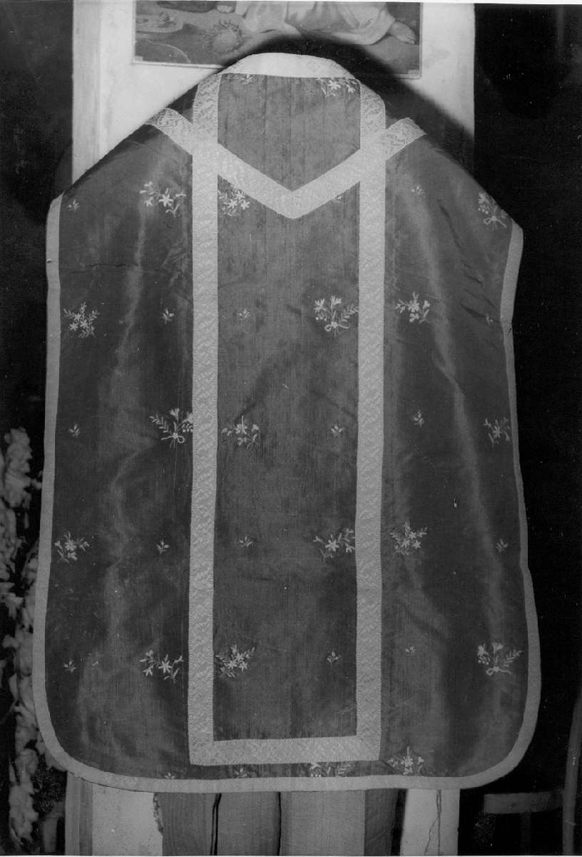 paramento liturgico, insieme - manifattura italiana (inizio sec. XIX)