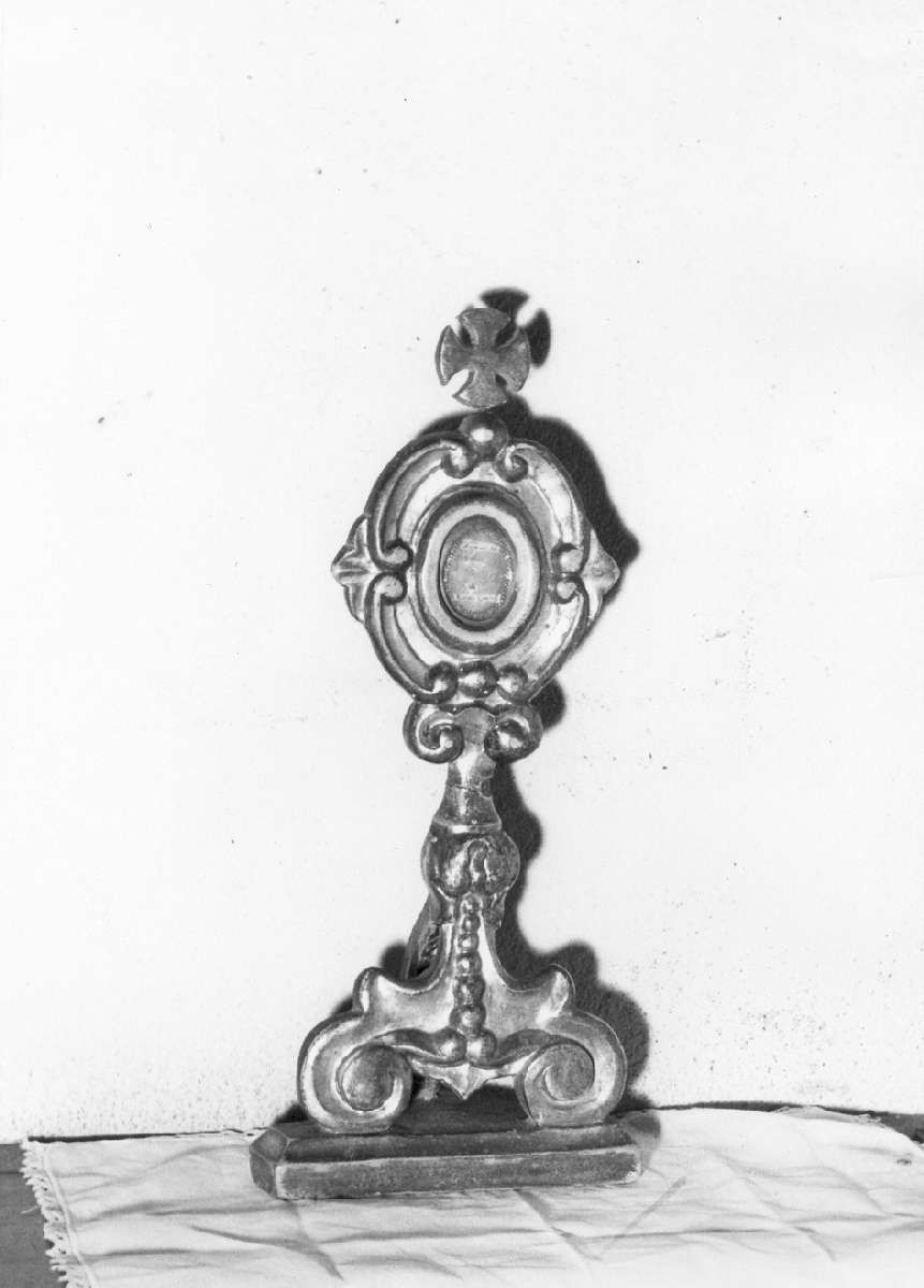 reliquiario - a ostensorio - manifattura modenese (metà sec. XVIII)