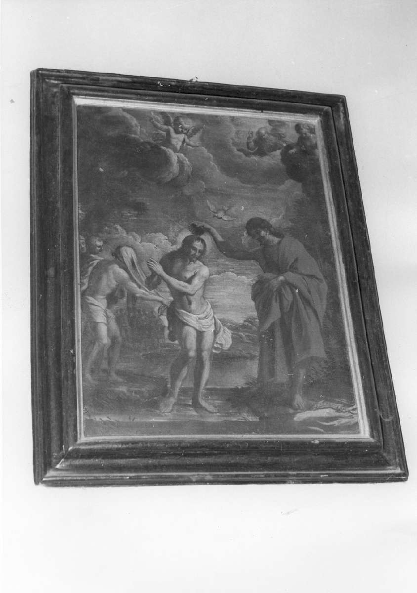 battesimo di Cristo (dipinto) - ambito modenese, ambito emiliano (seconda metà sec. XVII)