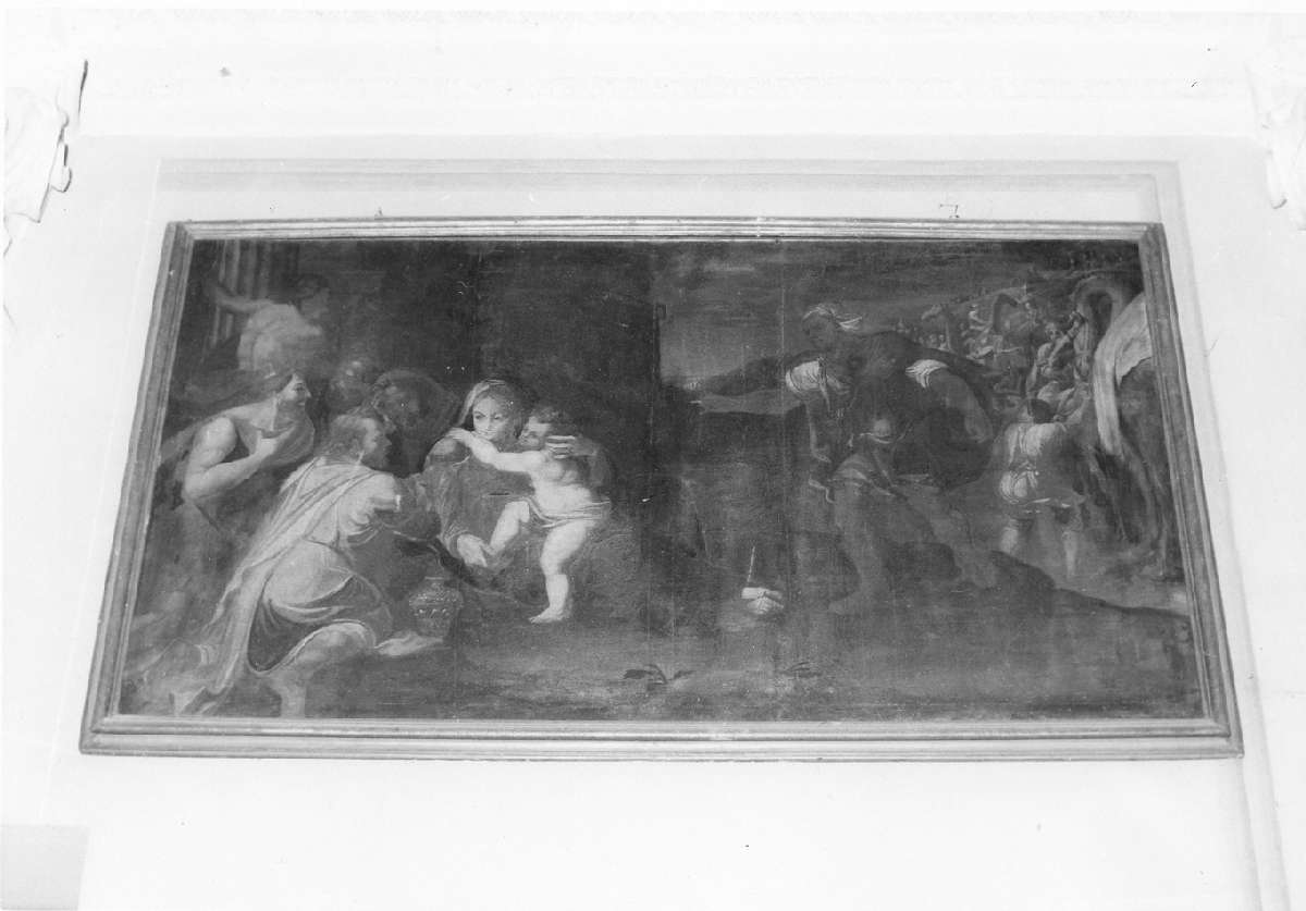 adorazione dei Magi (dipinto) - ambito emiliano (ultimo quarto sec. XVII)