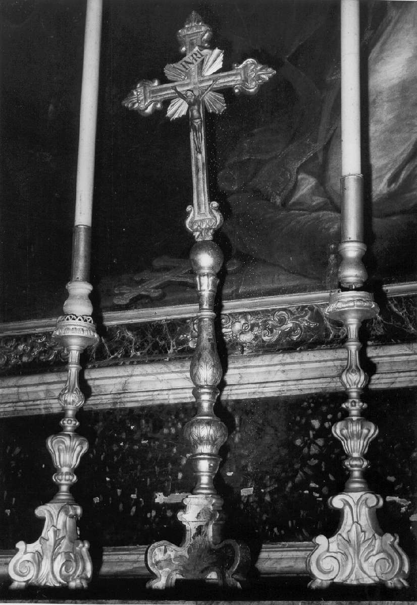 croce d'altare - manifattura modenese (seconda metà sec. XVIII)