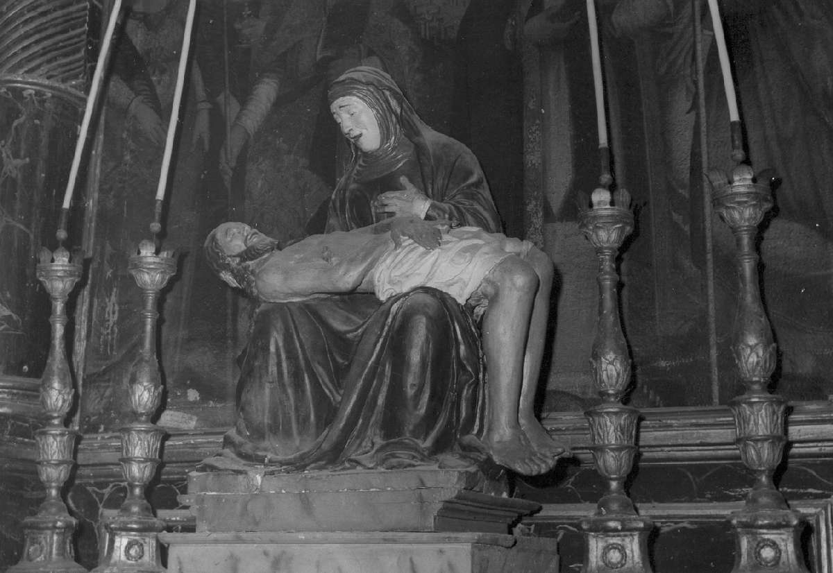 Pietà (statuetta) - ambito modenese (fine/inizio secc. XV/ XVI)