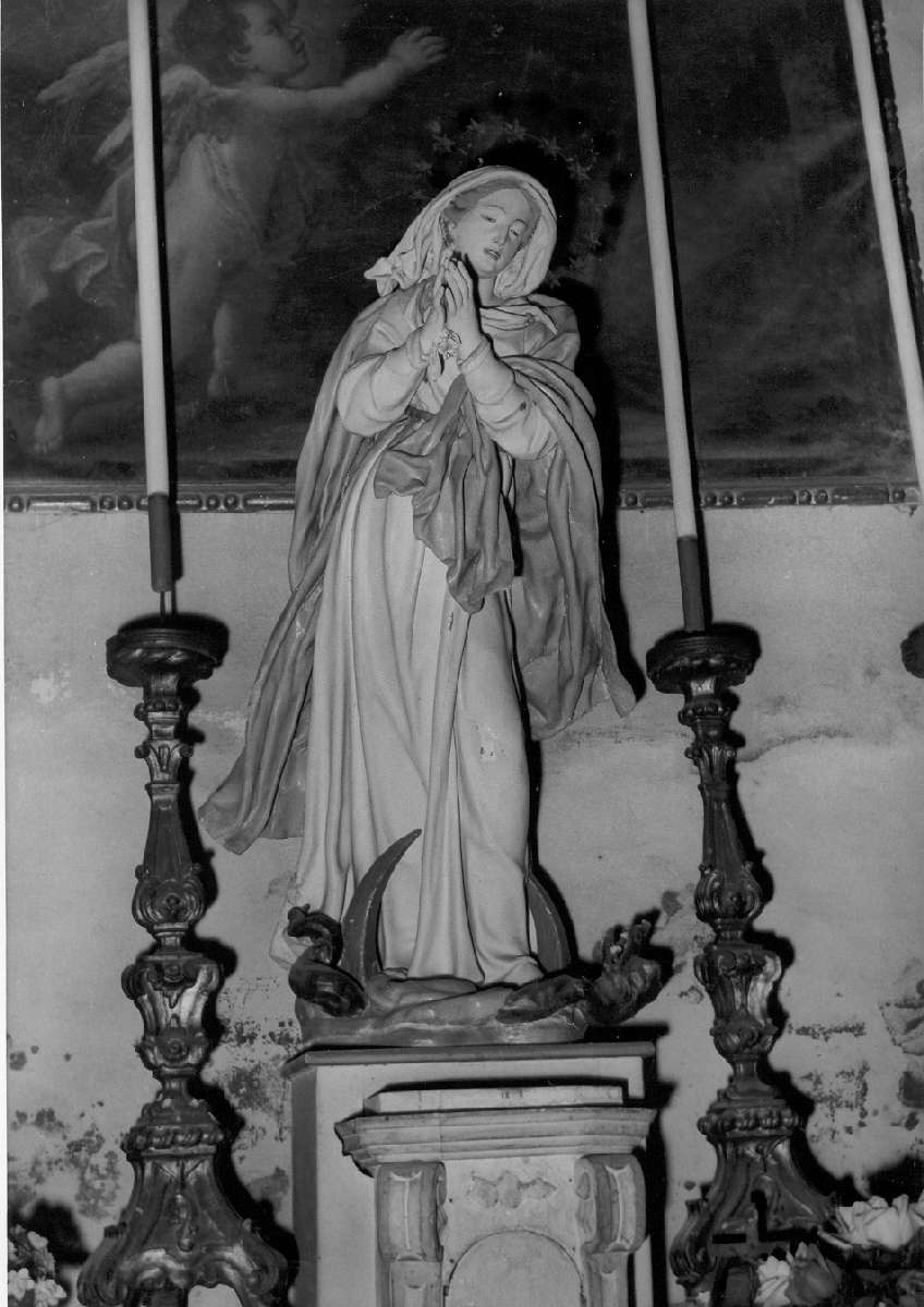 Madonna Immacolata (statua) - manifattura bolognese (seconda metà sec. XVIII)