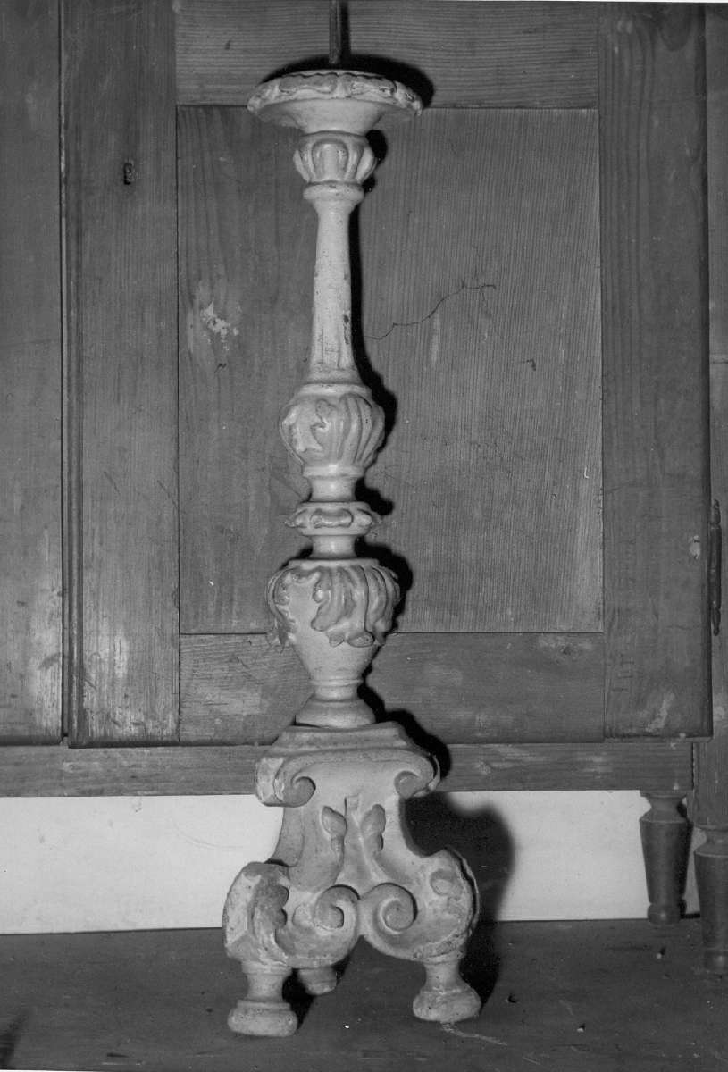 candeliere, serie - manifattura modenese (prima metà sec. XVIII)