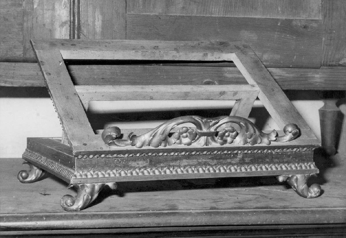 leggio - manifattura emiliana (prima metà sec. XIX)