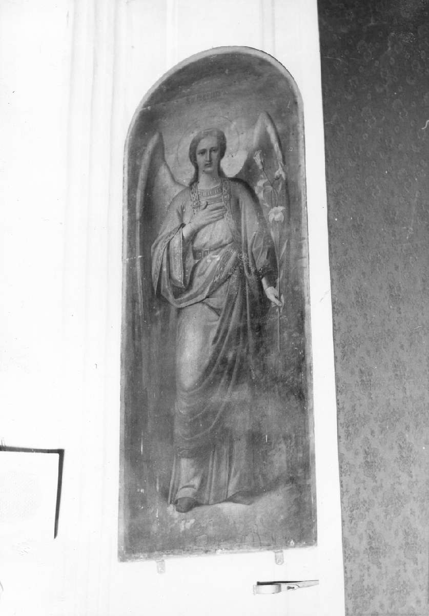 angelo annunciante (dipinto) - ambito slavo (metà sec. XIX)