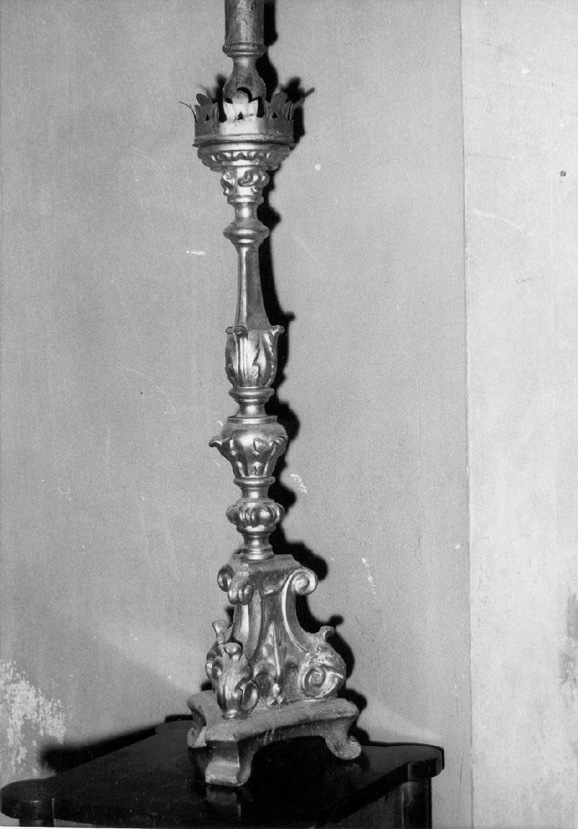 candeliere, serie - manifattura modenese (seconda metà sec. XVIII)