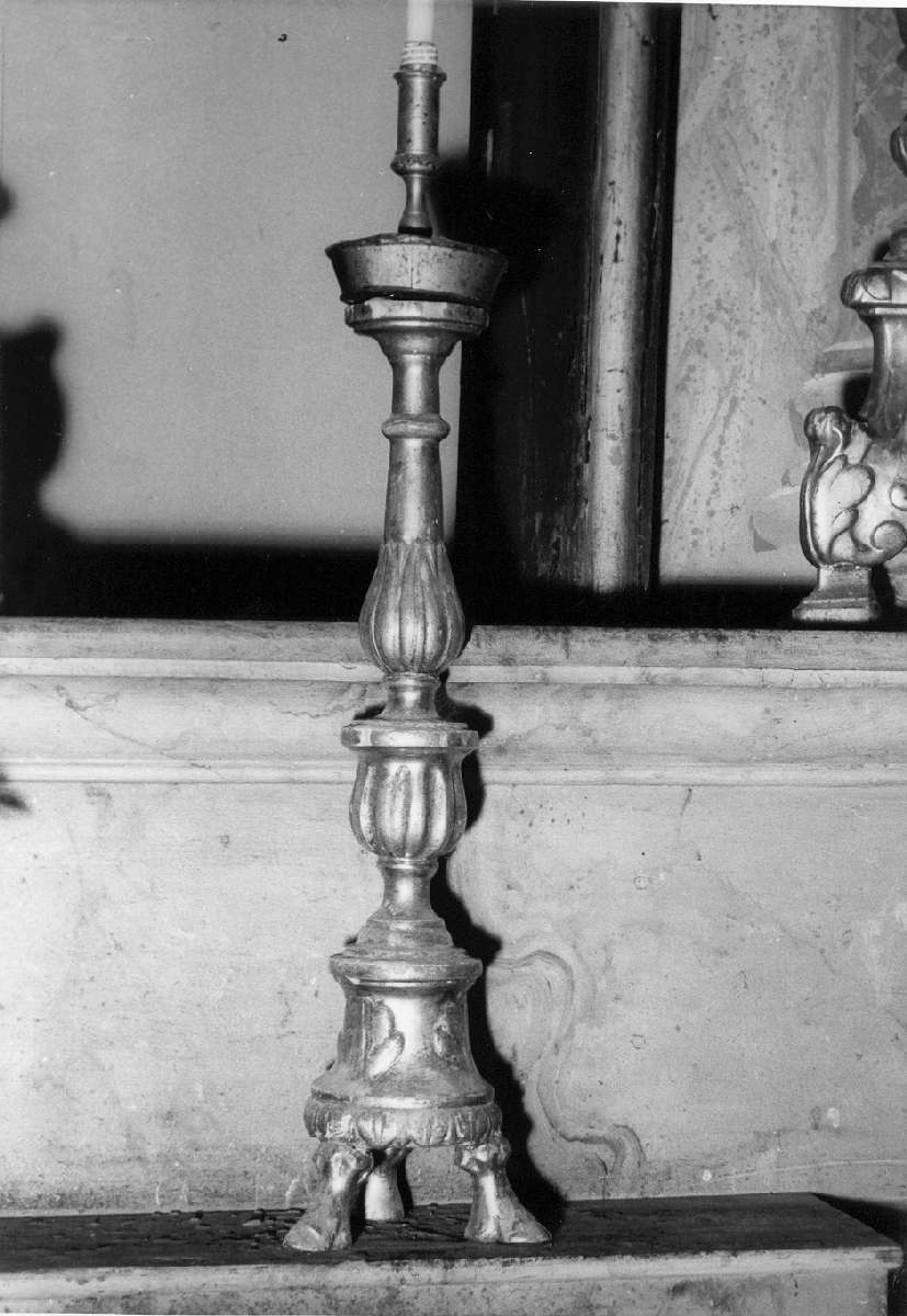 candeliere, serie - manifattura modenese (metà sec. XIX)