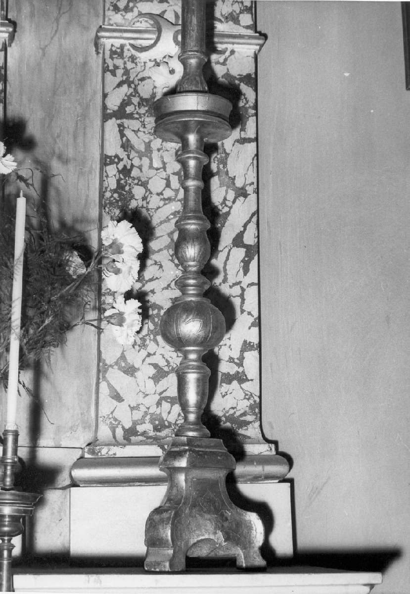 candeliere, serie - manifattura modenese (prima metà sec. XIX)