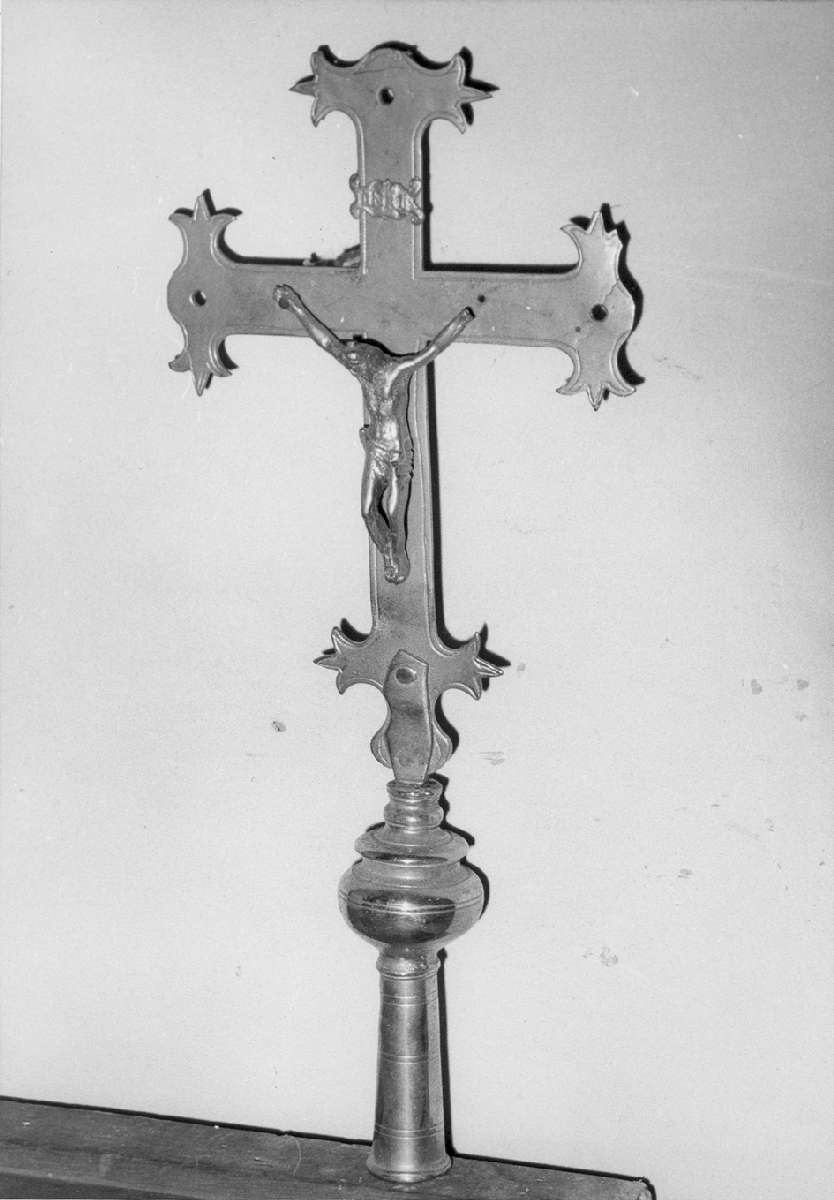 croce processionale - manifattura emiliana (primo quarto sec. XVIII)